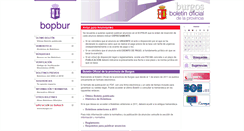 Desktop Screenshot of bopbur.diputaciondeburgos.es